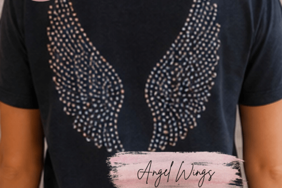 Angel Wings Rhinestone Template SVG Review for Real Projects