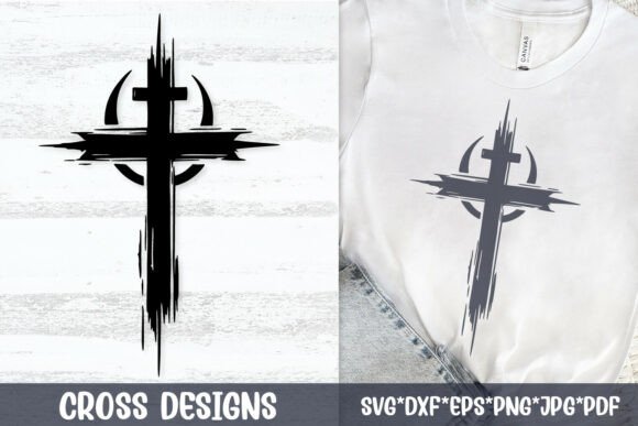 Boho Brush Cross Moon SVG Tattoo Review for Real Projects