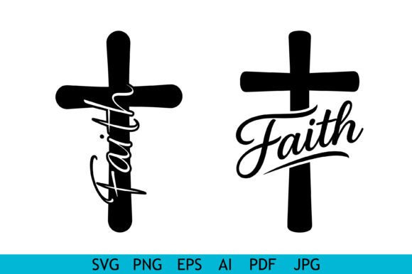 Christian Cross Faith Typography Design Review for Real Projects