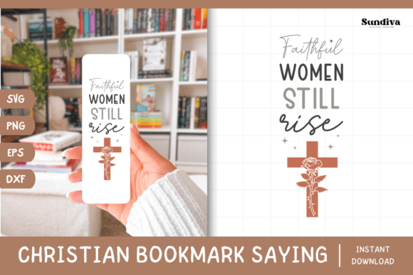 Christian Saying Bookmark SVG 28: A Faith-Filled Embroidery Design for Real Projects