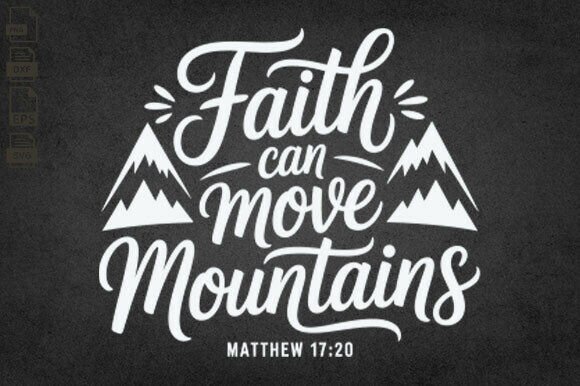 Faith Can Move Mountains Bible Verse Embroidery Design Review