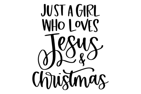 Jesus and Christmas Love SVG for Real Embroidery Projects