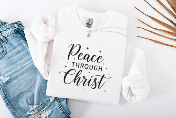 Peace Through Christ SVG Review for Real Embroidery Projects
