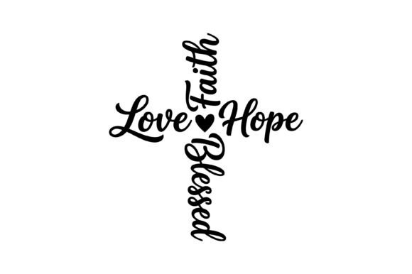 Review of Faith Love Hope Jesus Cross Embroidery Design